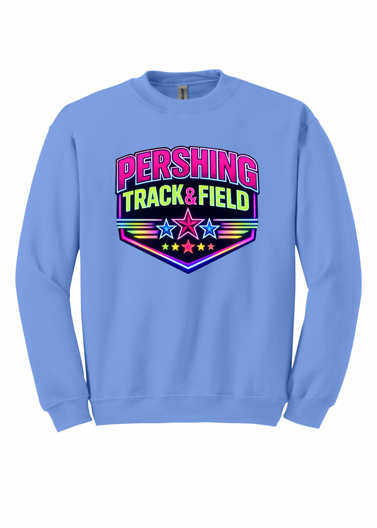 Neon Pershing Track & Field Sweatshirts