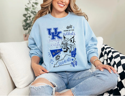 Let's Go Wildcats Collage