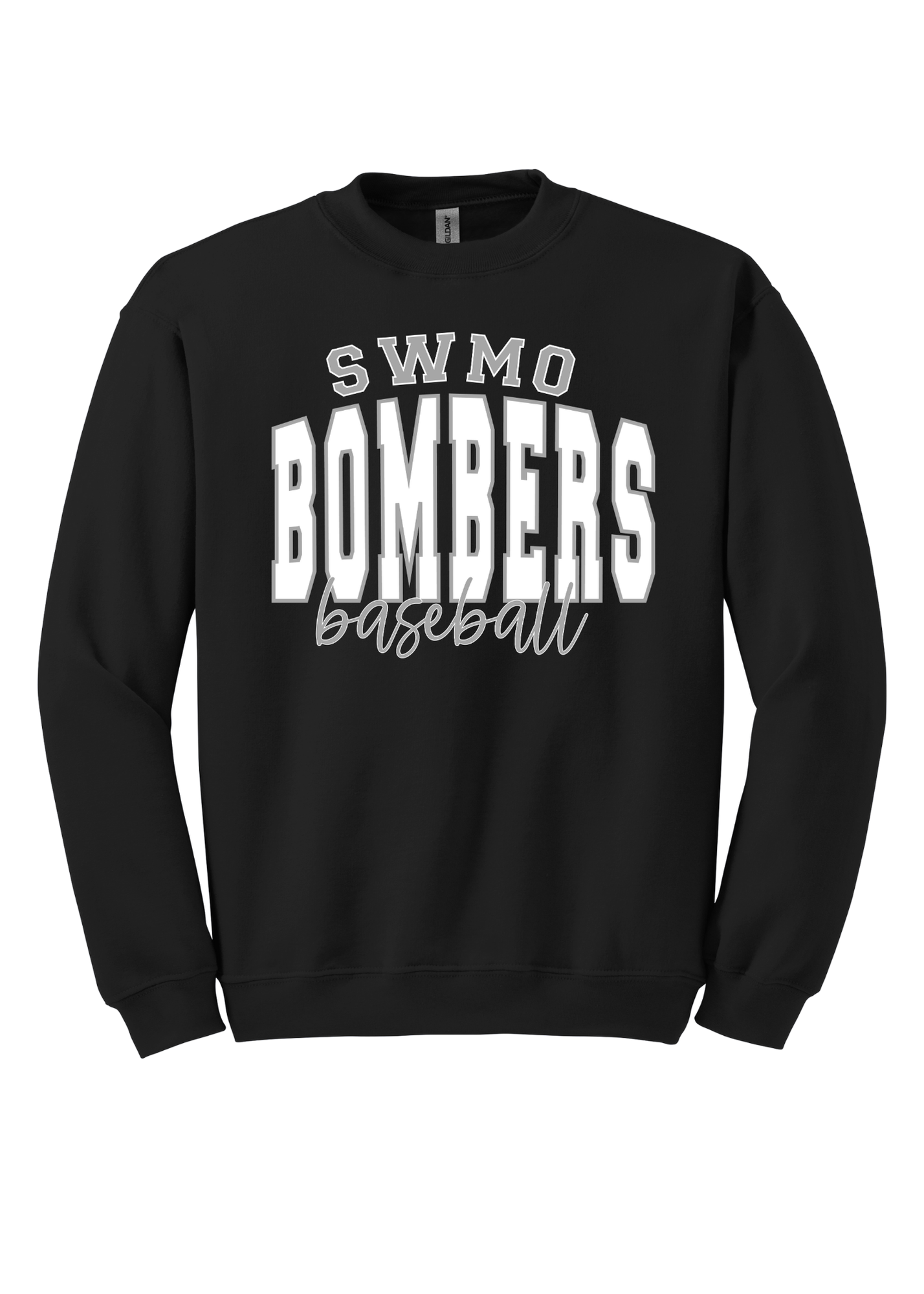 SWMO Bombers Baseball - white