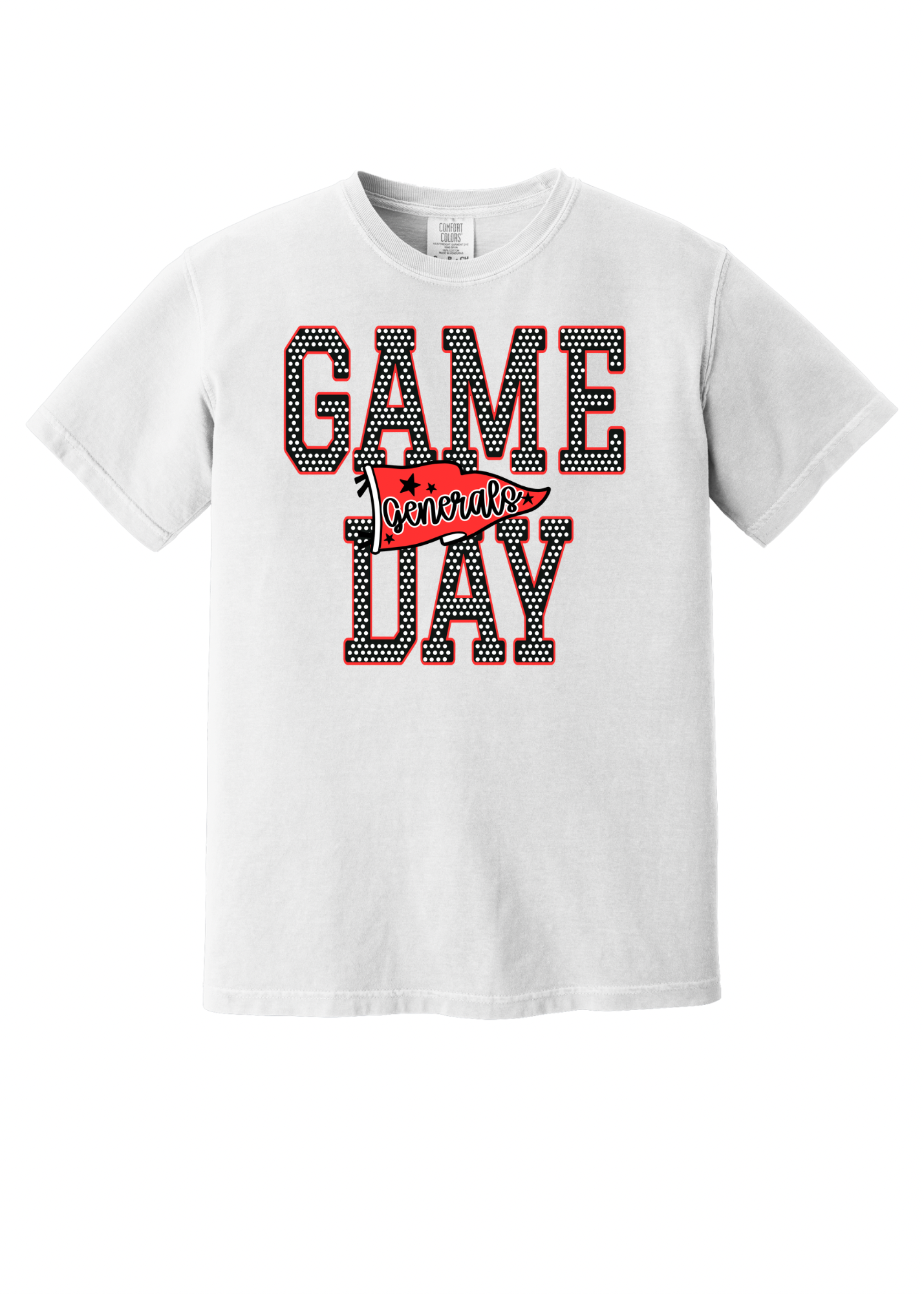 Game Day Polka Dot - Adult T-shirt