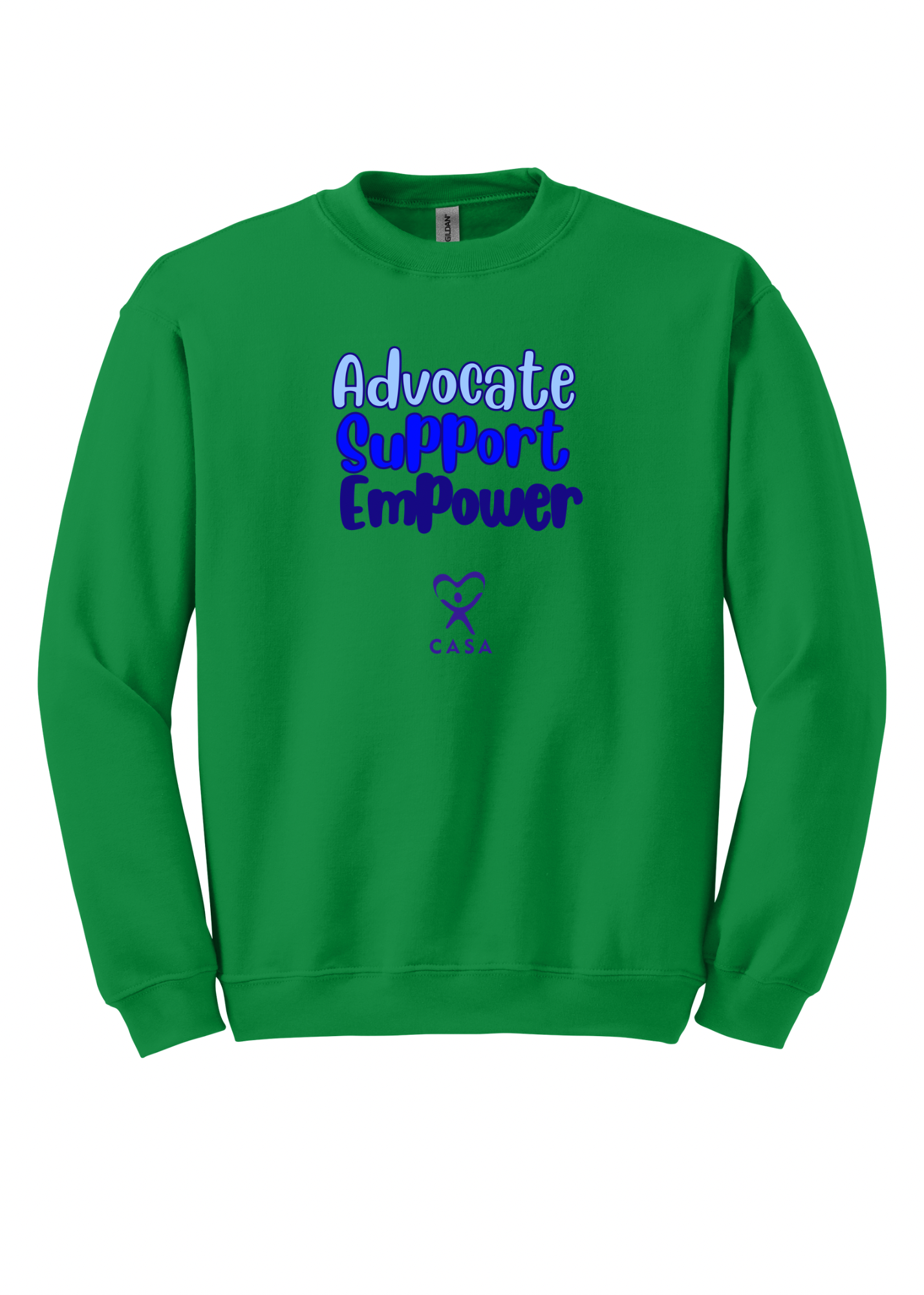 Advocate Support Empower - blues