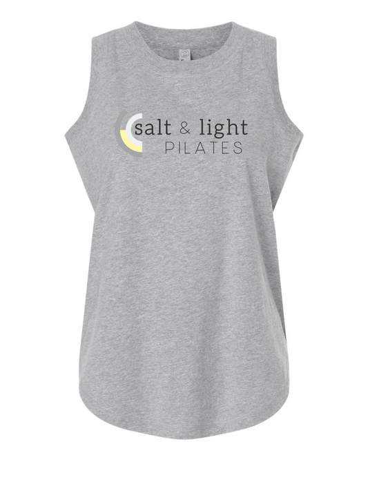 LAT Women's Relaxed Fine Jersey Tank - Heather Gray