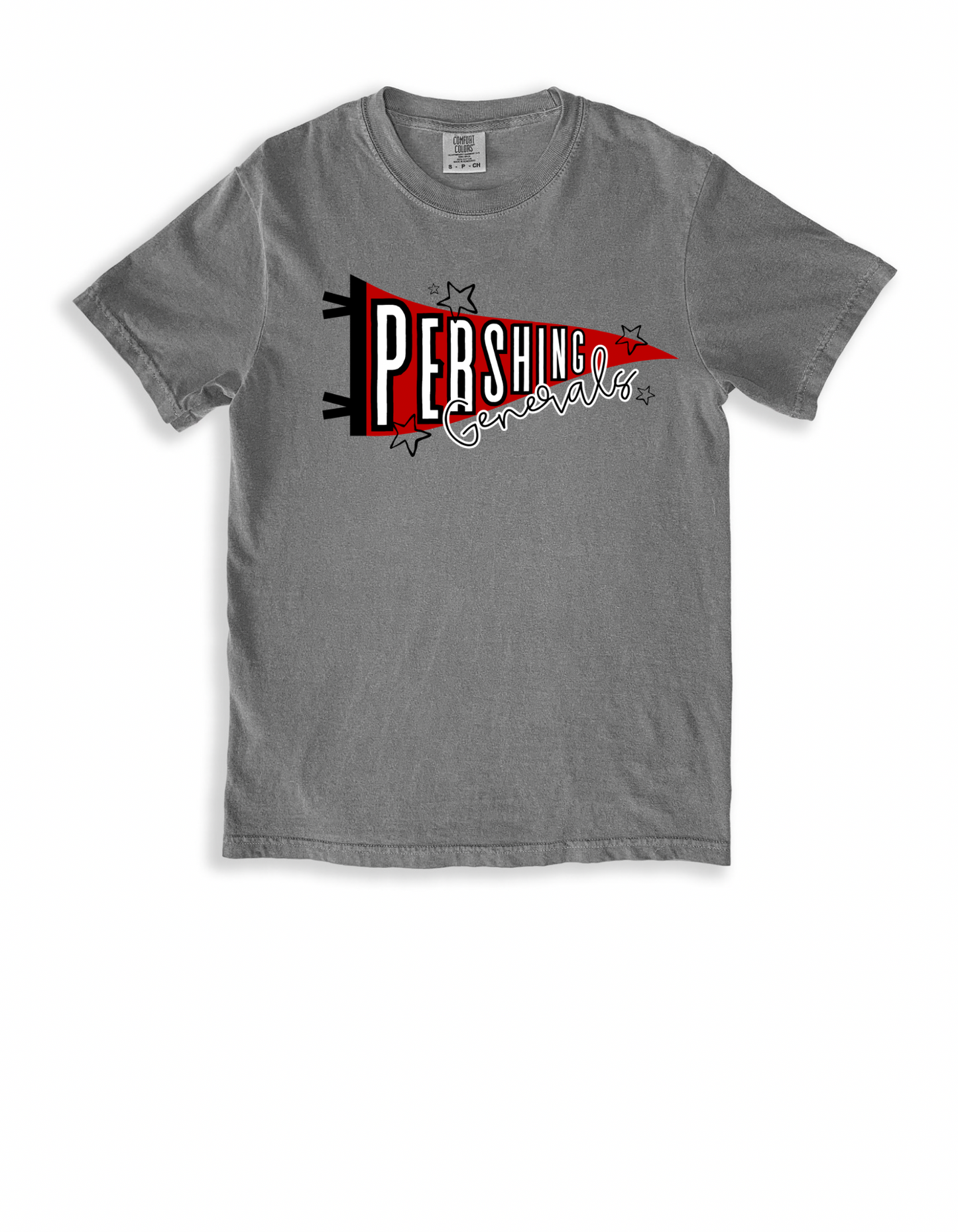 Pershing Generals Pennant - Adult T-shirt