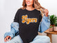 Tigers -Orange - Retro Distressed