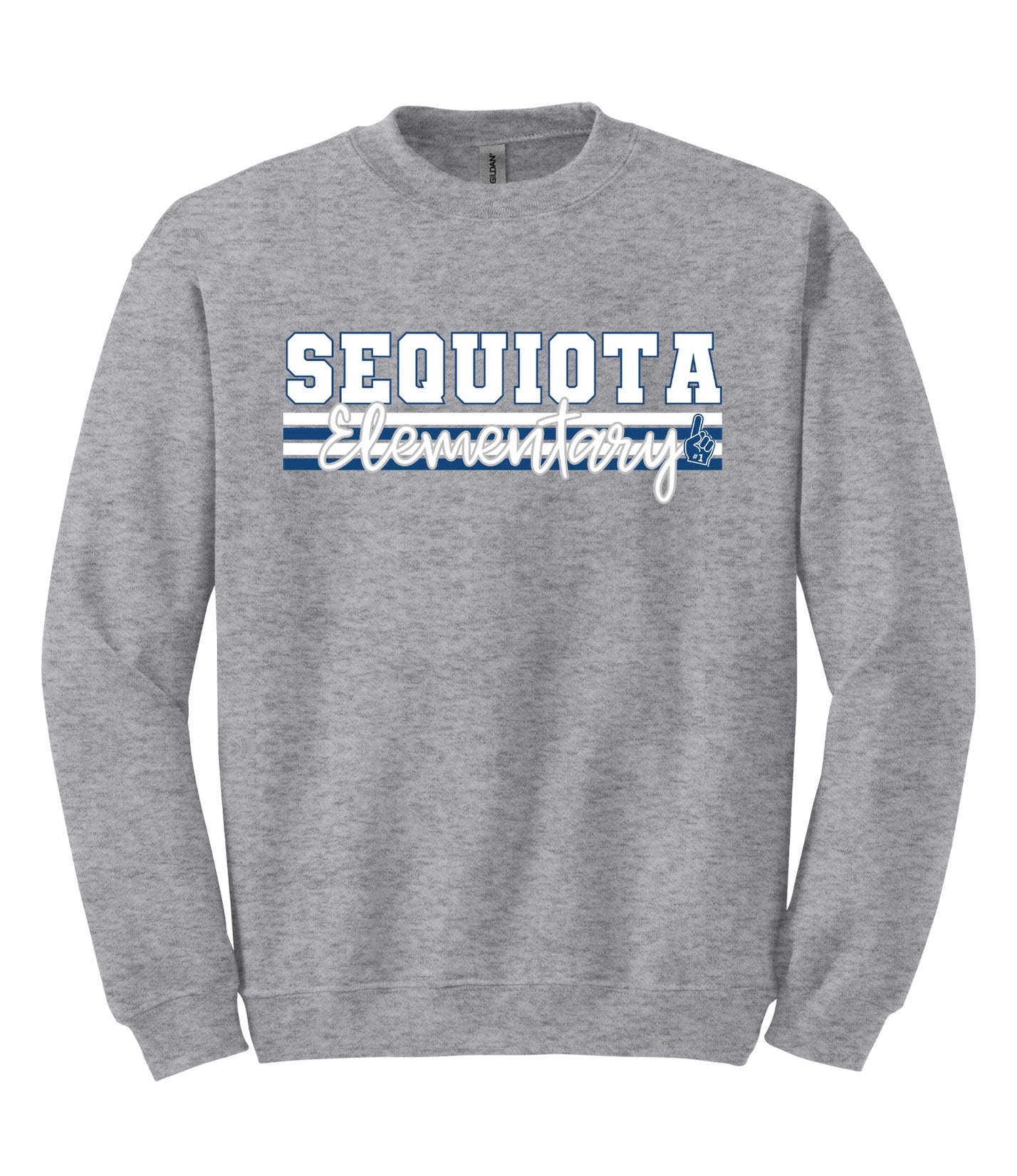 Sequiota Elementary Navy Stripes - Go Team - YOUTH