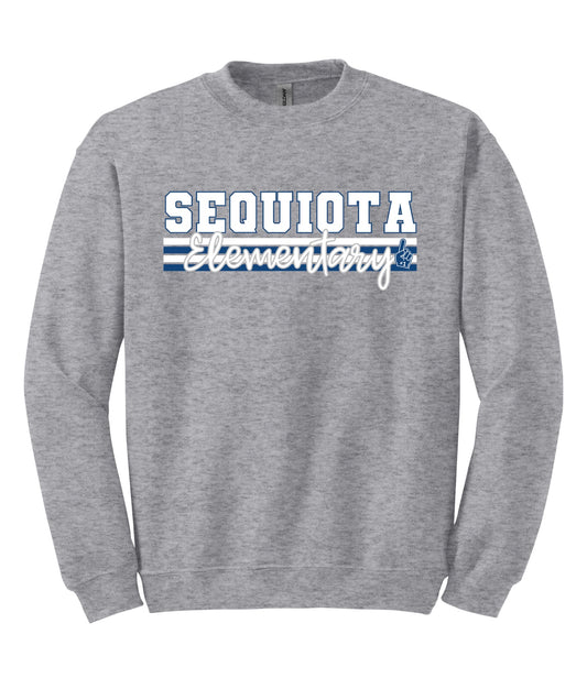 Sequiota Elementary Navy Stripes - Go Team - YOUTH