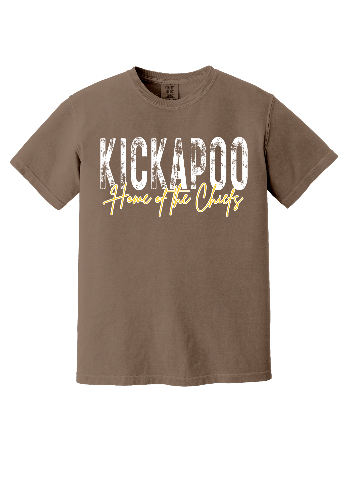 Kickapoo Home of the Chiefs Distressed