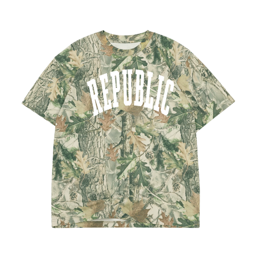 Green Leaf Camo Tee
