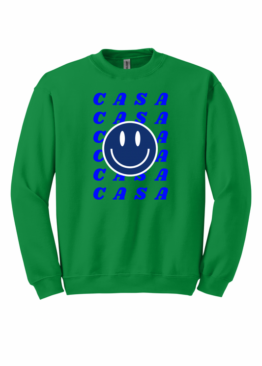 CASA Stacked Smiley - Blue