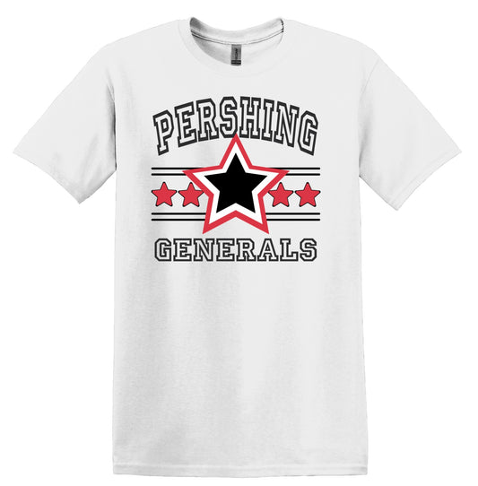 Pershing Large Star - Adult T-shirt
