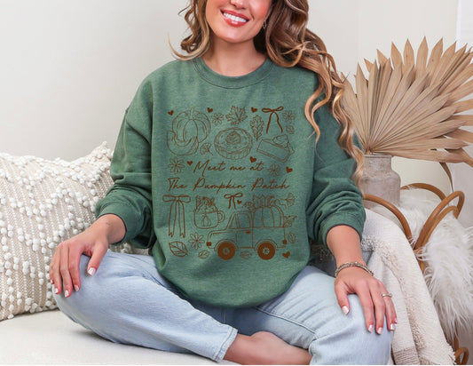 Meet Me At The Pumpkin Patch Doodle