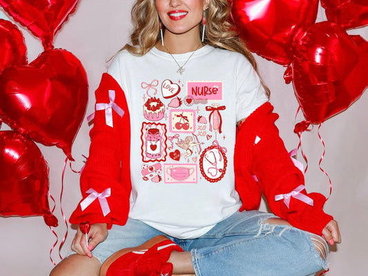 Nurse Valentine's Day Collage