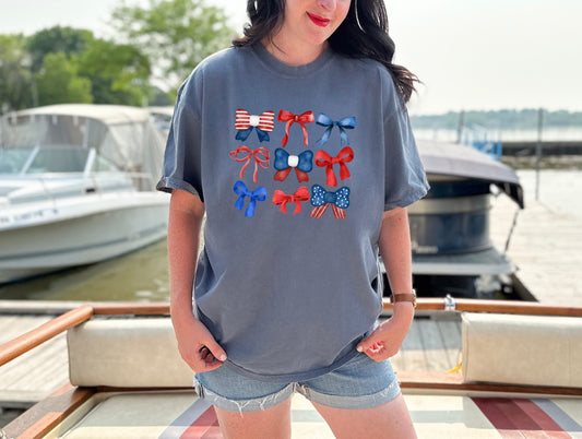 Bows - Red, White and Blue