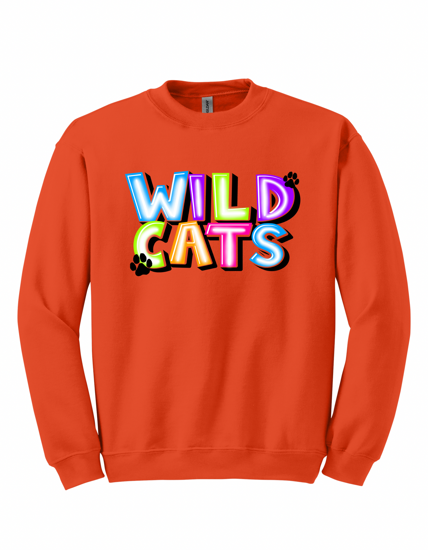 Wildcats - Multi Color - Adult Sweatshirt