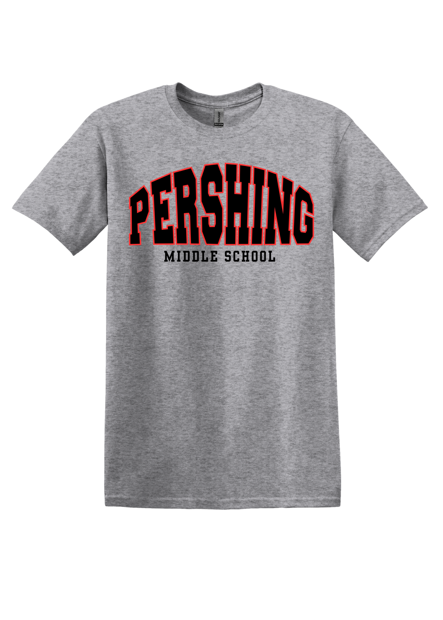 Pershing Middle School - Adult T-shirt