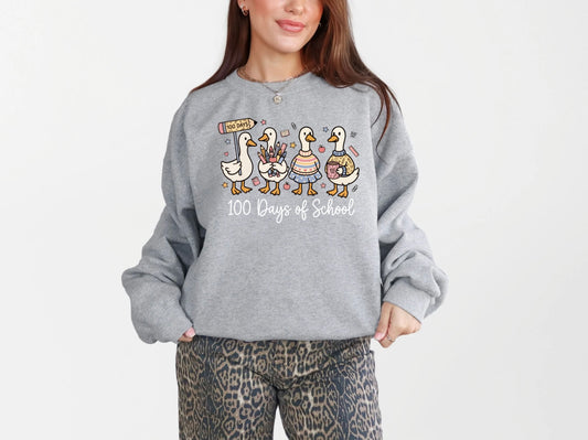 100 Days of School Goose