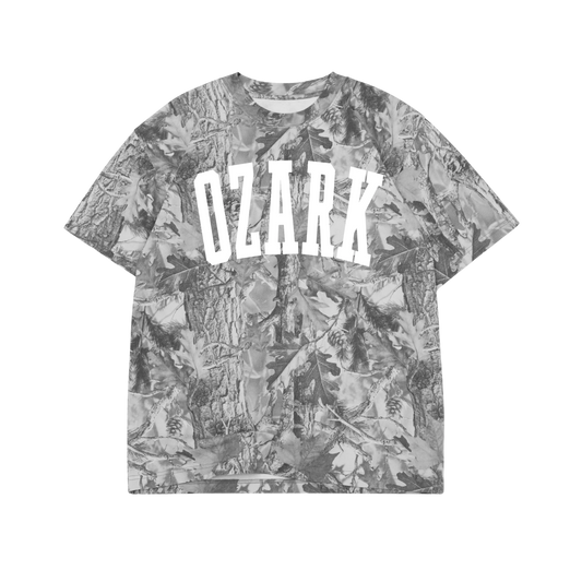 Gray Leaf Camo Tee