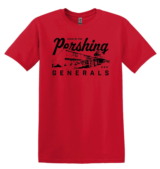 Pershing Building - Adult T-shirt