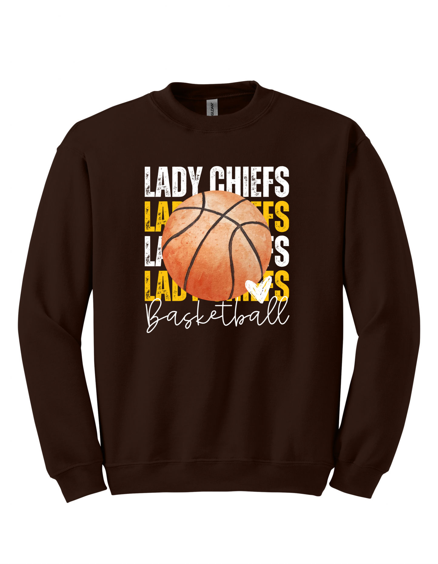 Lady Chiefs Stacked w/heart