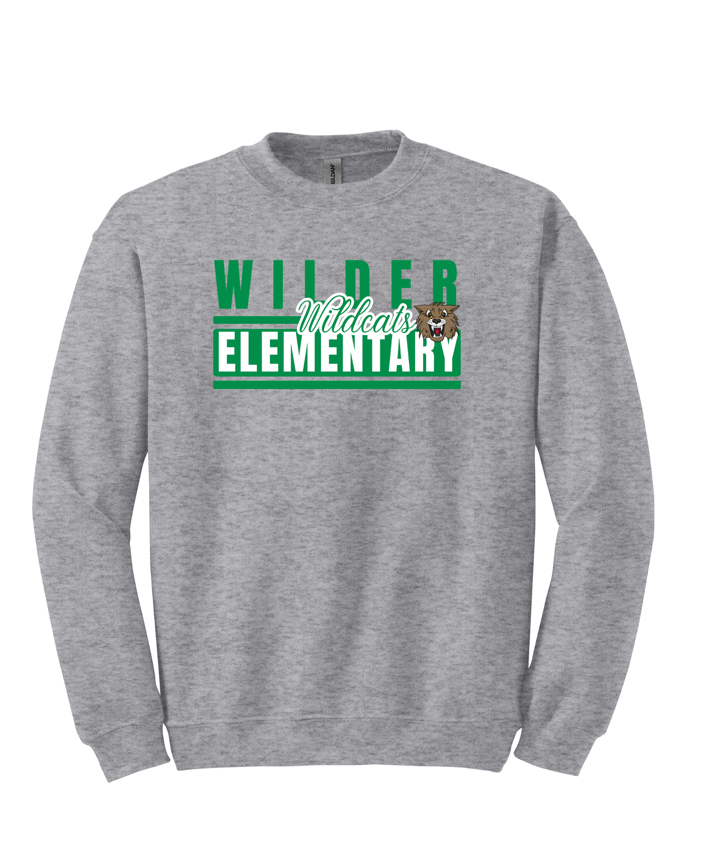 Wilder Elementary Wildcats w/stripes- Adult