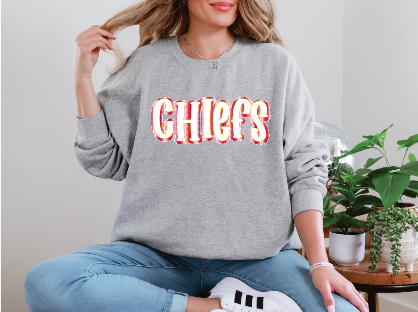 Chiefs Red Stripe Font