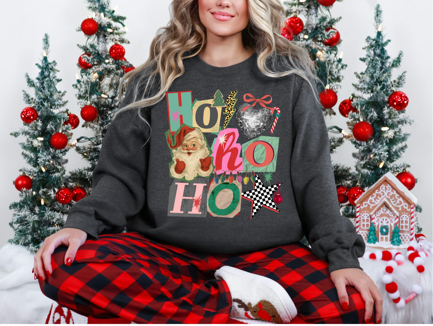 Ho Ho Ho Vintage Collage