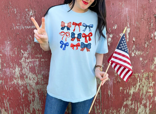 Bows - Red, White and Blue