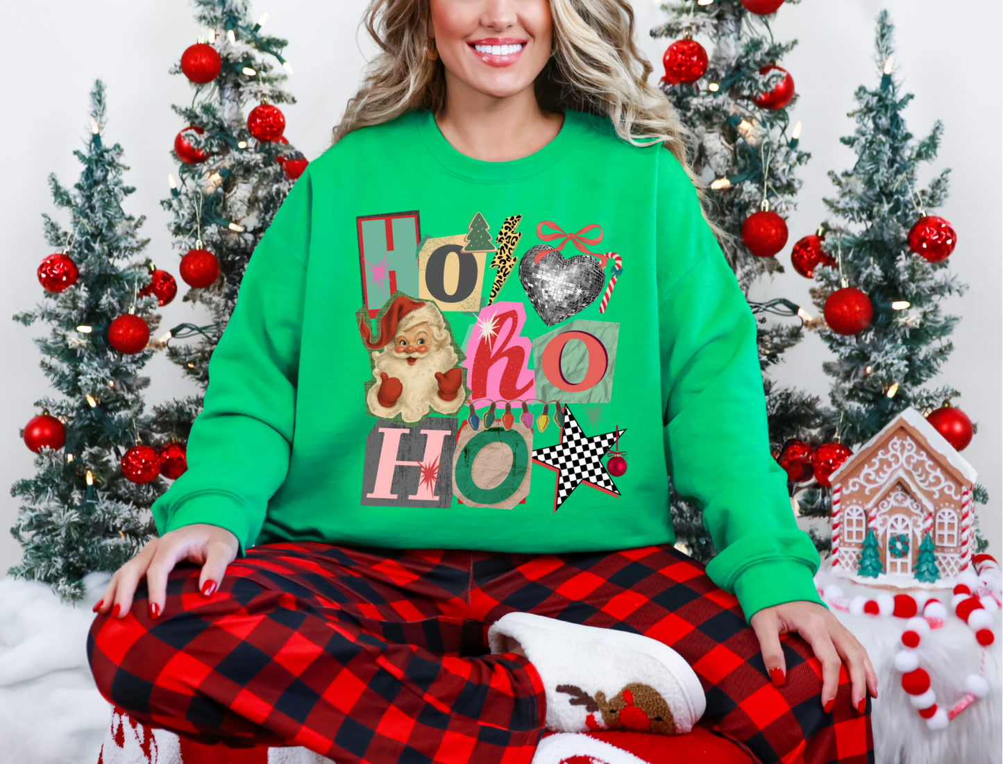 Ho Ho Ho Vintage Collage