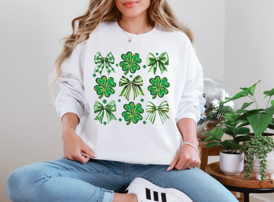 Bow Shamrock Collage