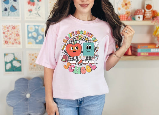 100 Days of School Apple and Book