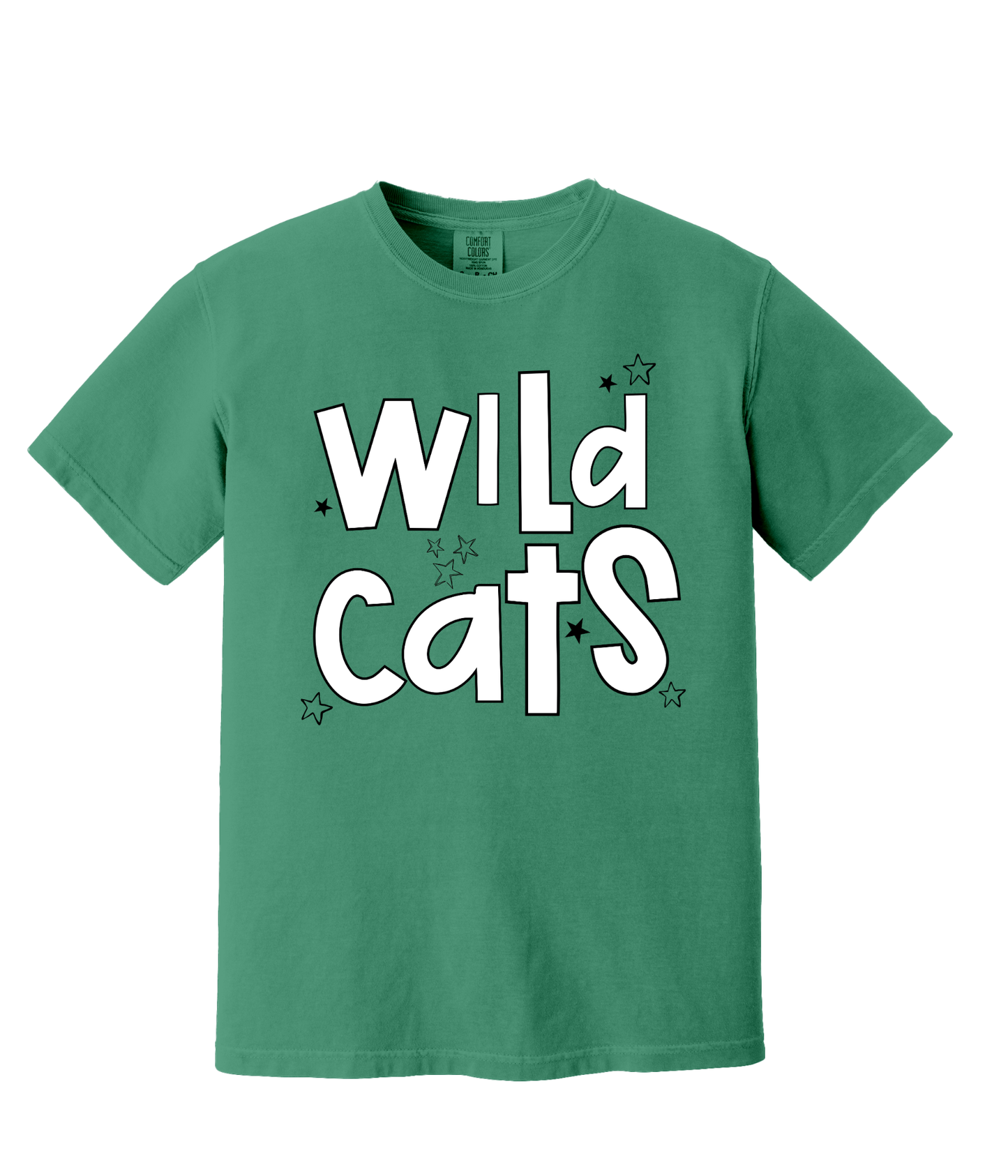 Wilder -Large White Font w/stars  - Adult