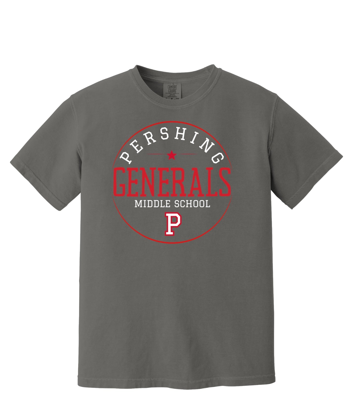 Pershing Generals Round - Adult T-shirt