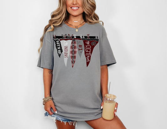 Cherokee Pennant Collage