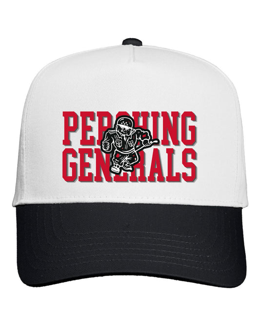 Pershing Generals Red Font Hat