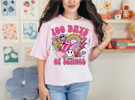 100 Days of School Smiley Bolt Collage