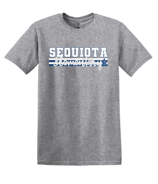 Sequiota Elementary Navy Stripes - Go Team - YOUTH