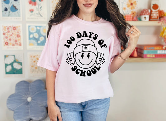 100 Days of School Peace Smiley
