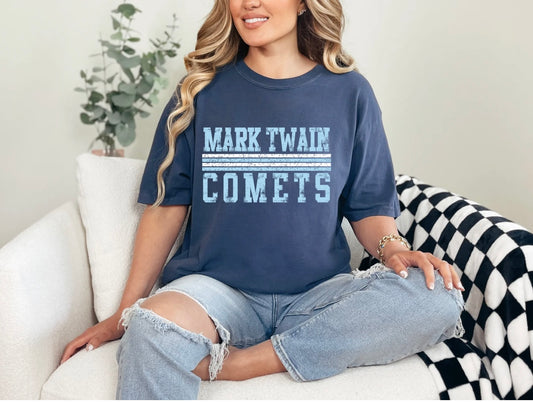 Mark Twain Comets - Distressed Stripes