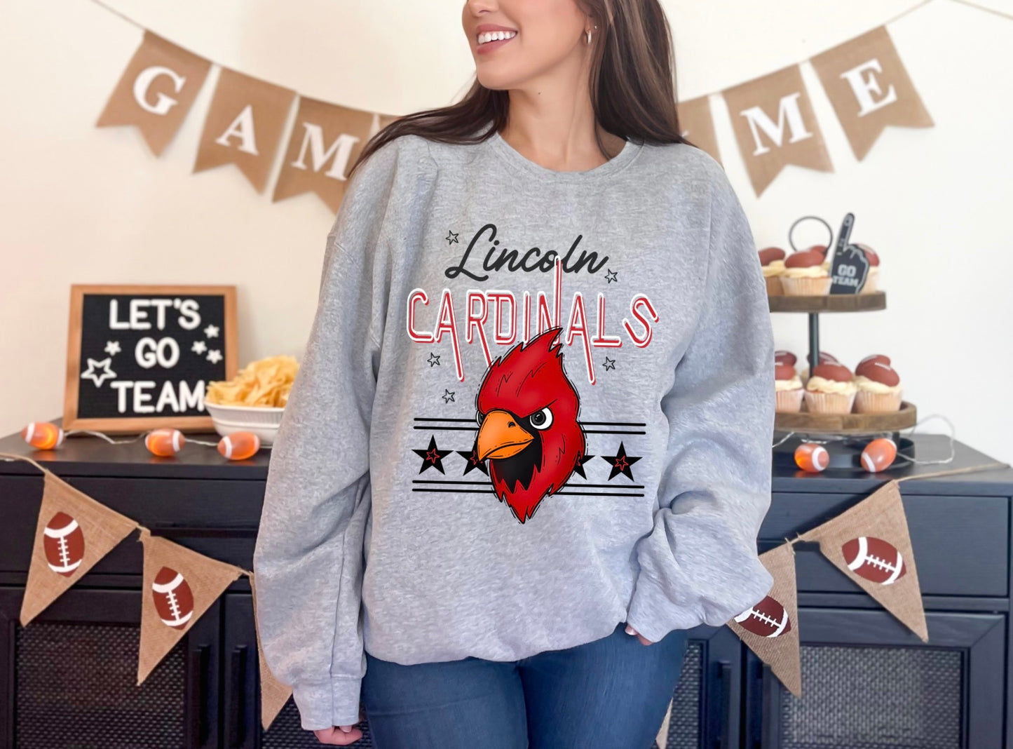 Lincoln Cardinals w/ Stars