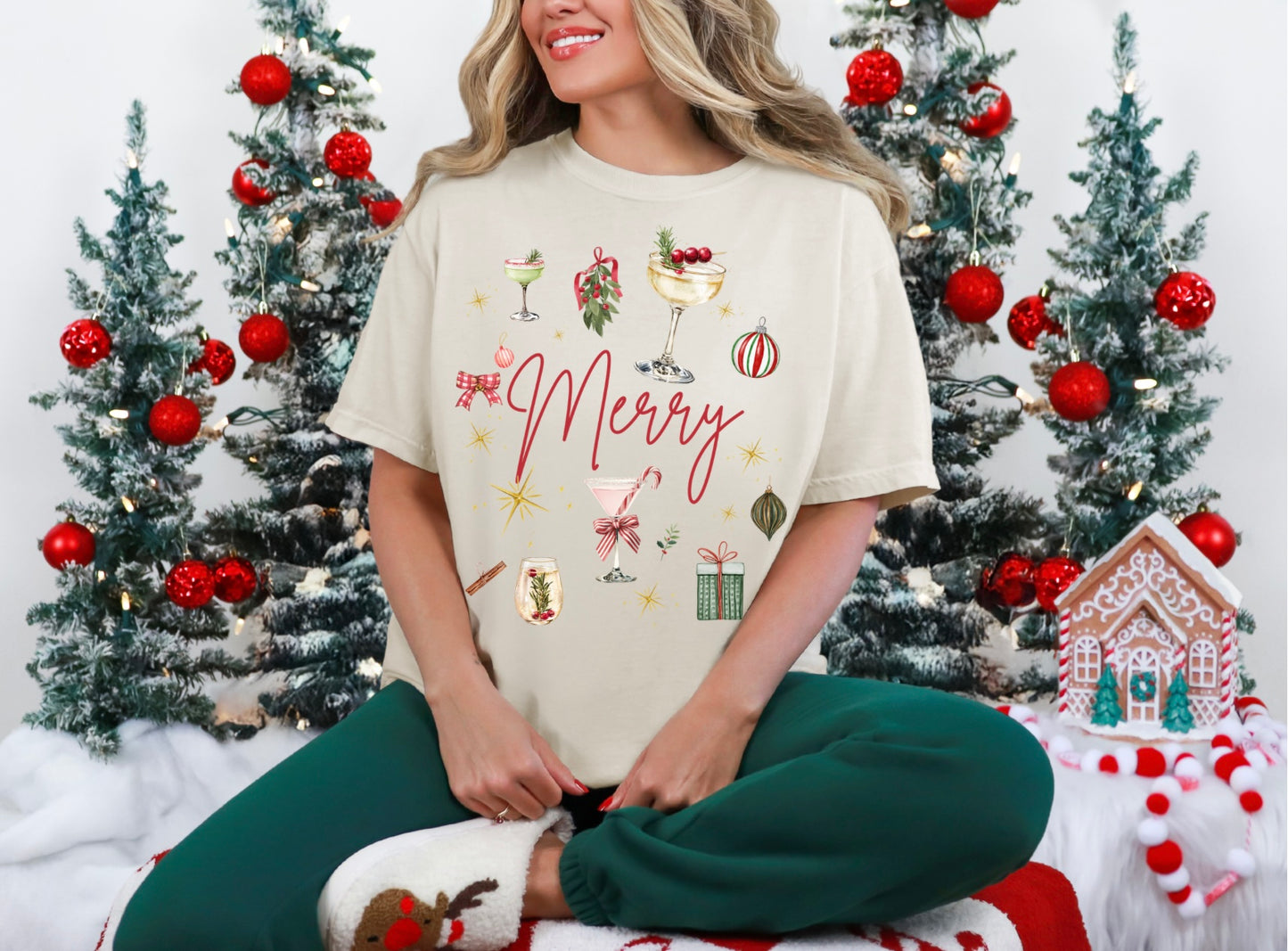 Merry! Cocktail Doodle