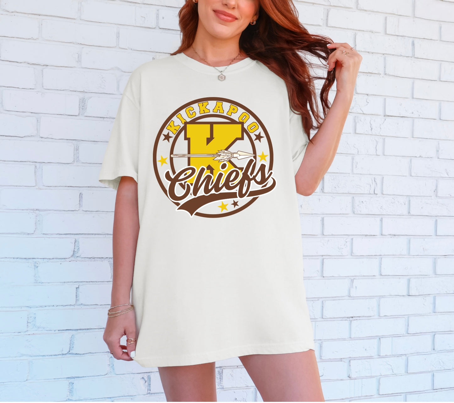 Kickapoo Round Star Mascot