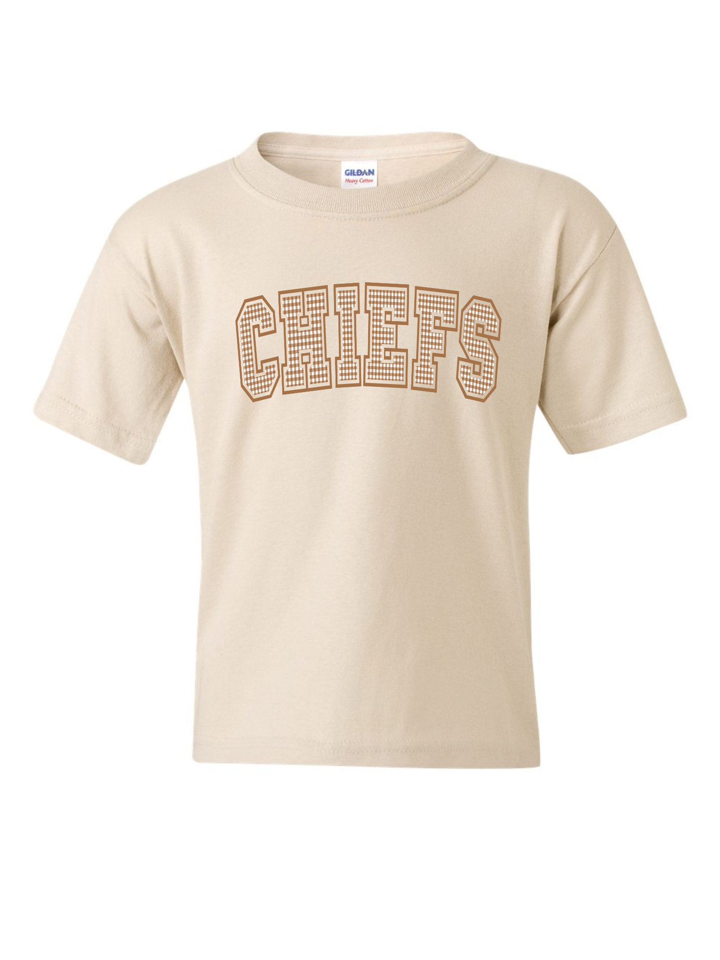 Chiefs Brown Gingham - YOUTH