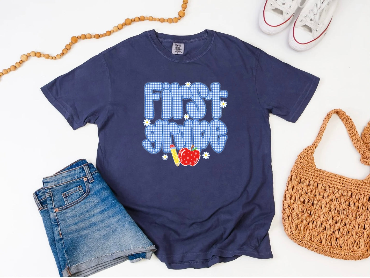 Blue Gingham - First Grade