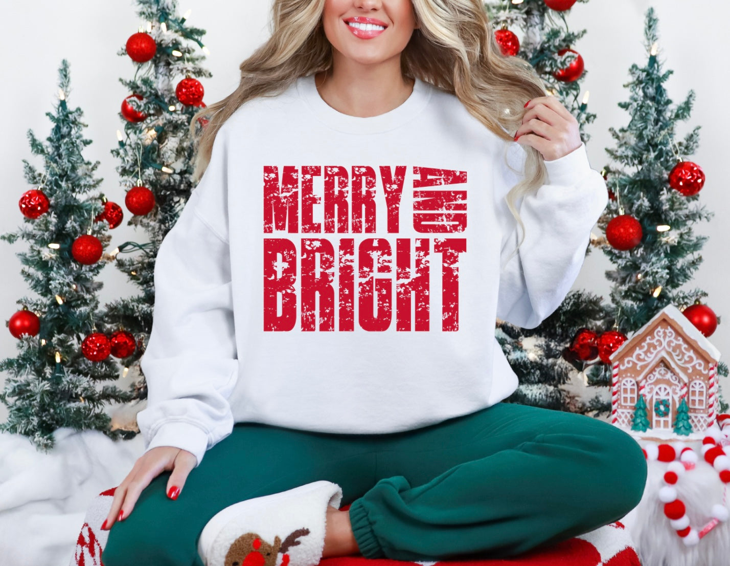 Merry & Bright - Distressed