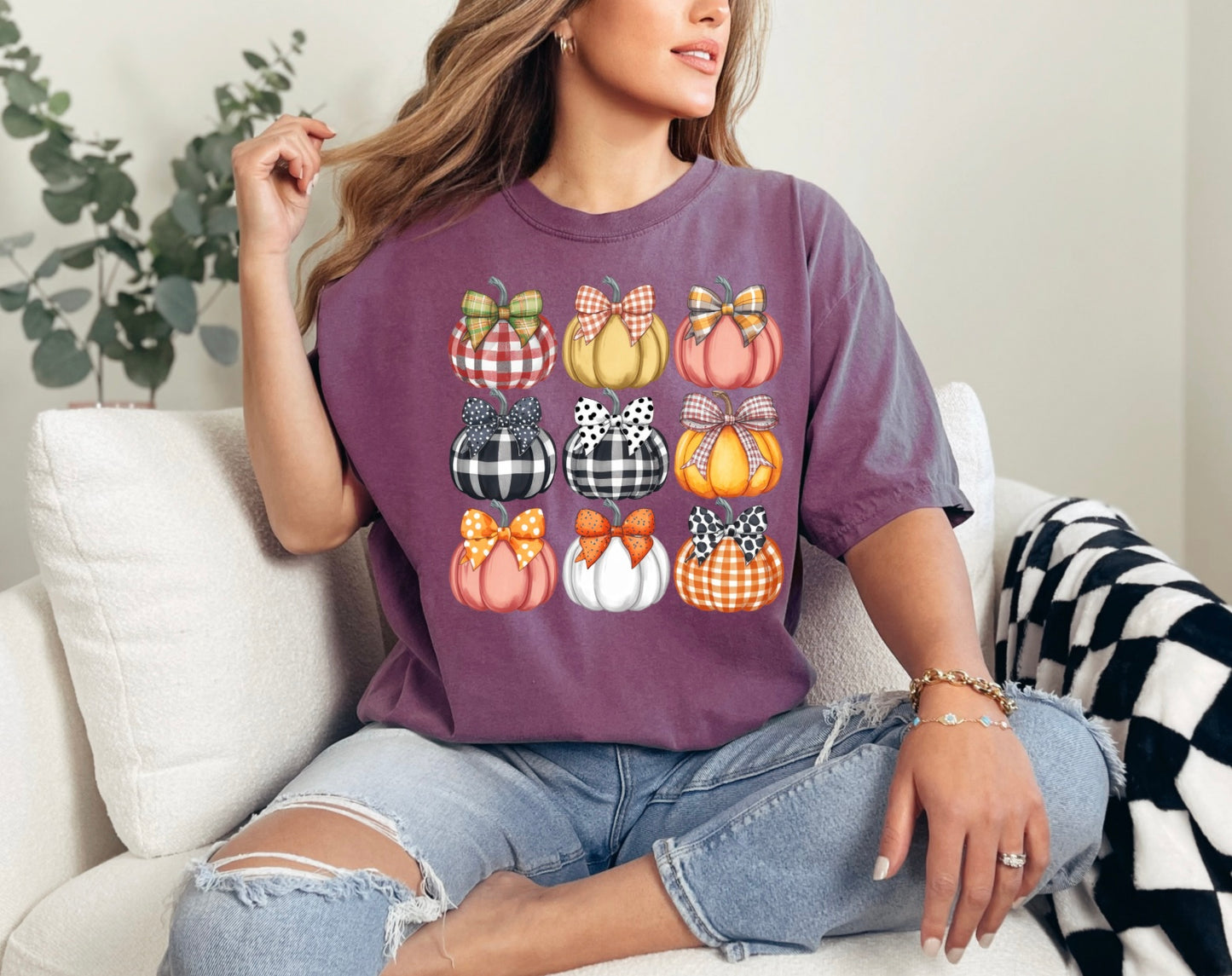 Plaid Pumpkin Collage