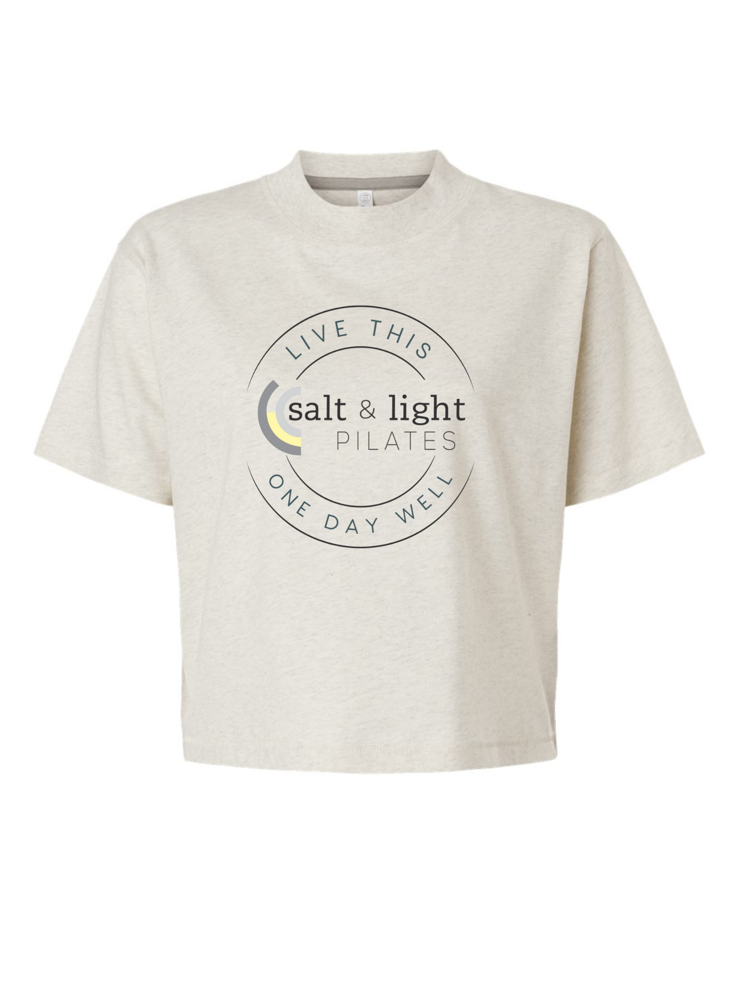 LAT Boxy Tee - Natural Heather