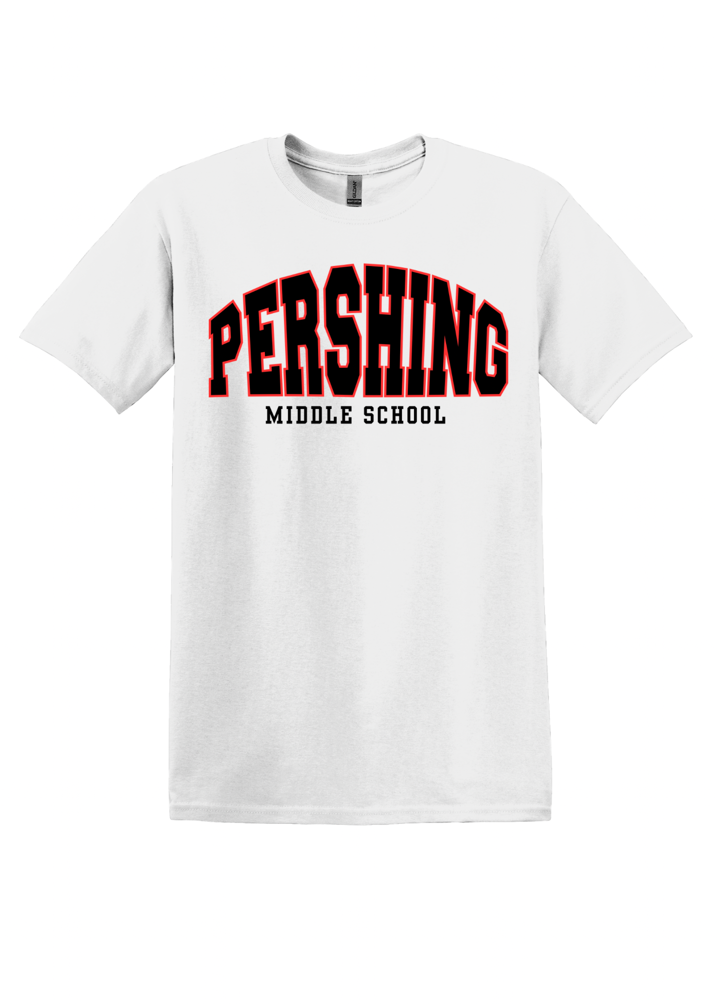Pershing Middle School - Adult T-shirt