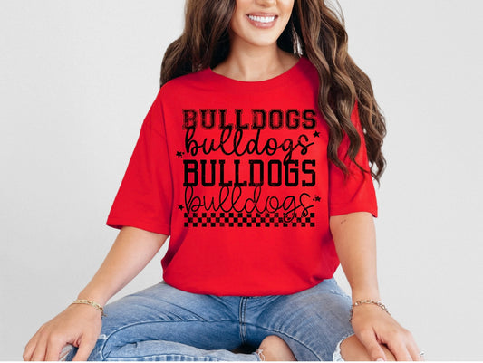 Bulldogs Stacked Fonts