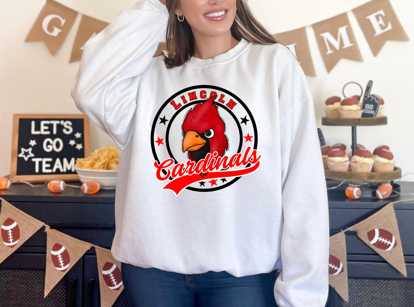 Lincoln Round Mascot