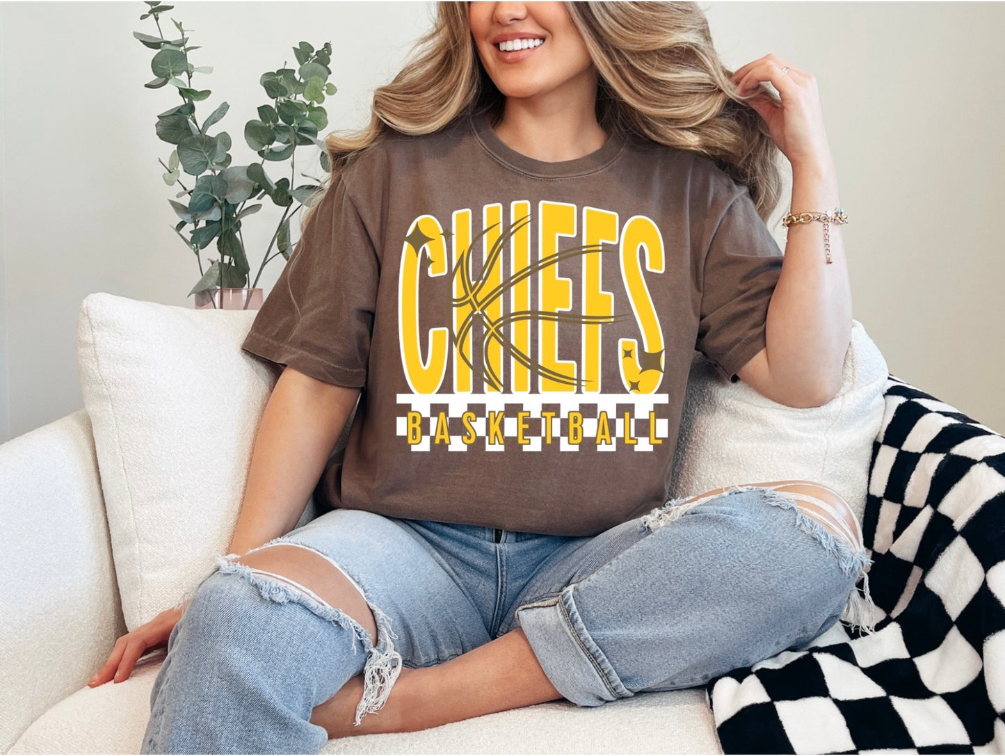 Chiefs Basketball - Checker